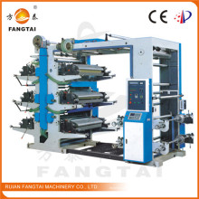 Máquina impresora flexográfica de seis Color 600-1000mm